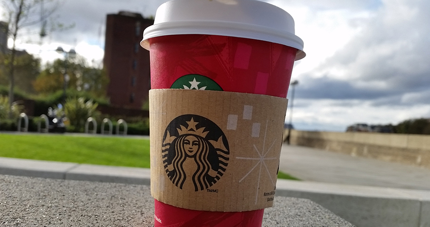 Orange Mocha in a Red Cup